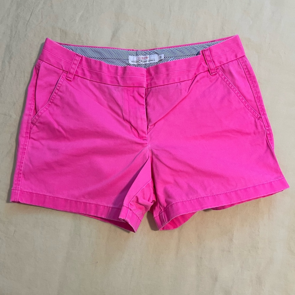J. Crew Vibrant Pink Women's Chino Shorts